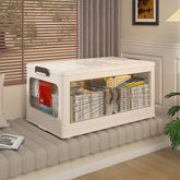 Plastic Storage Bins with Lids,stackable storage bins on Wheels