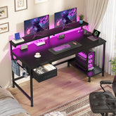 Snhomee All-in-One Gaming Desk-100-Black