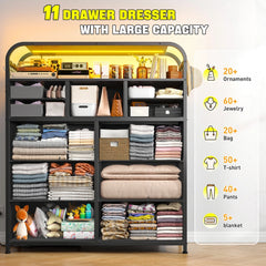 11-drawer dresser
