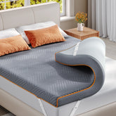 Snhomee 4"/3" Cooling Gel Memory Foam Mattress Topper – Pressure Relief for College Dorm & Home Use, CertiPUR-US & OEKO-TEX Certified
