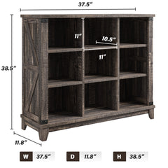 9 Cube Storage Organizer and Shelf, Bookshelf with Storage, Cube Shelf for Bedroom and Home Office-White-snhomee