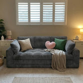 Snhomee Convertible Folding Sofa Bed,Tri-Fold Couch for Living Room Lounge,Pull Out Sleeper Sofa with Pillows