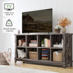 Modern 8-Cube Storage Shelf Organizer - Multipurpose Bookcase & Display Shelves for Living Room, Bedroom, Office-Black Oak-snhomee