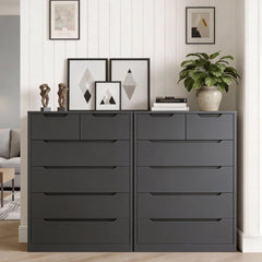 Snhomee Chest of Drawers for Bedroom, 6 Drawers Modern Storage Cabinet for Living Room