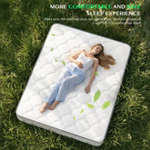Snhomee Mattress in a Box Memory Foam & Pocket Coils Springs,Motion Isolation Design,Relieve Pressure with Medium Support,Breathable