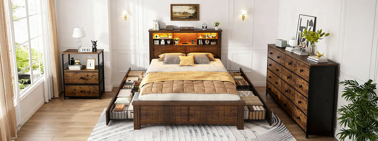 Wooden Platform Bed Frames