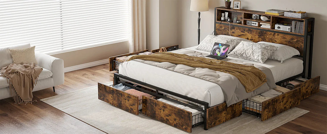 Bed with storage