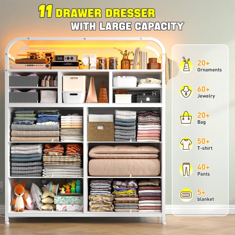 11-drawer dresser