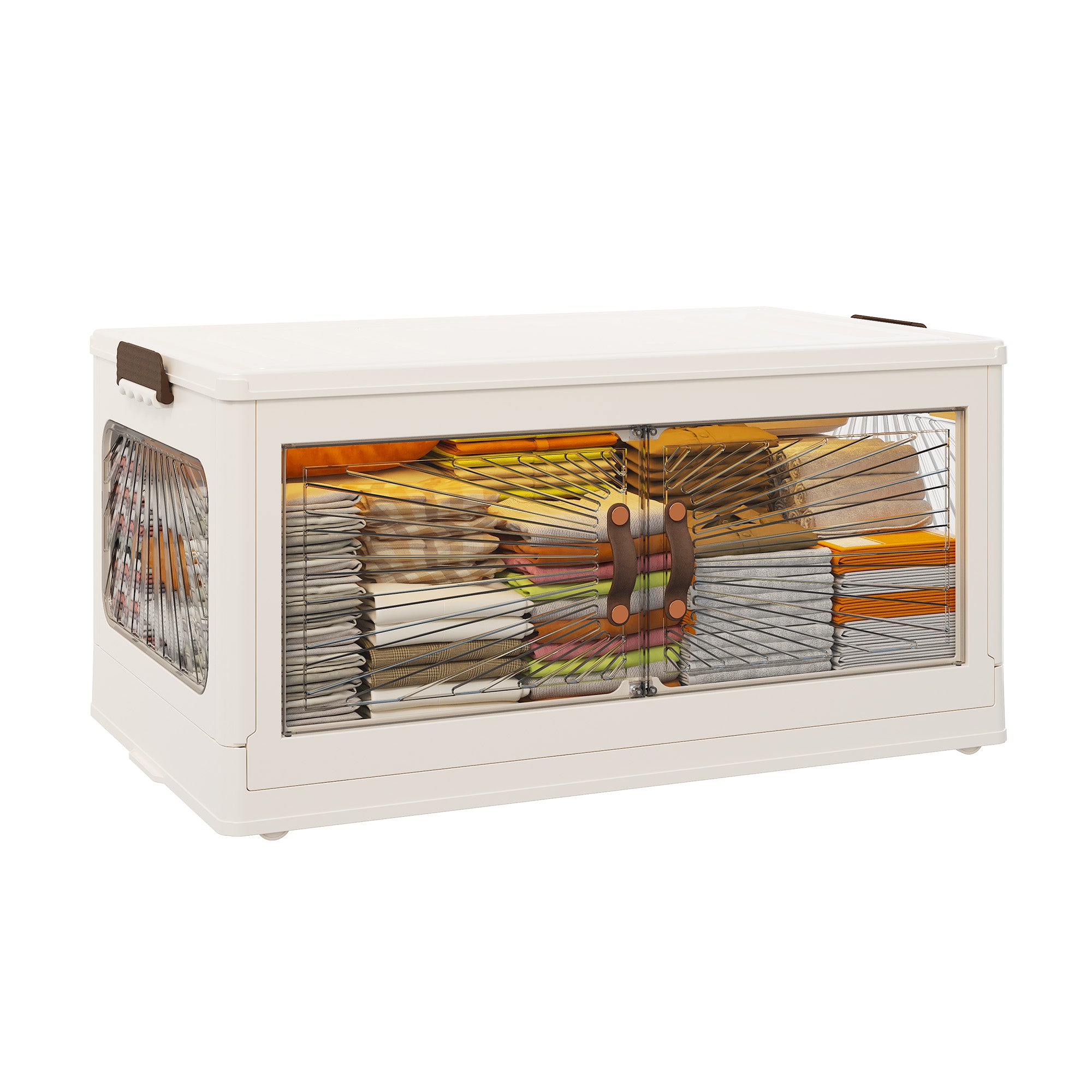 Plastic Storage Bins with Lids，stackable storage bins on Wheels