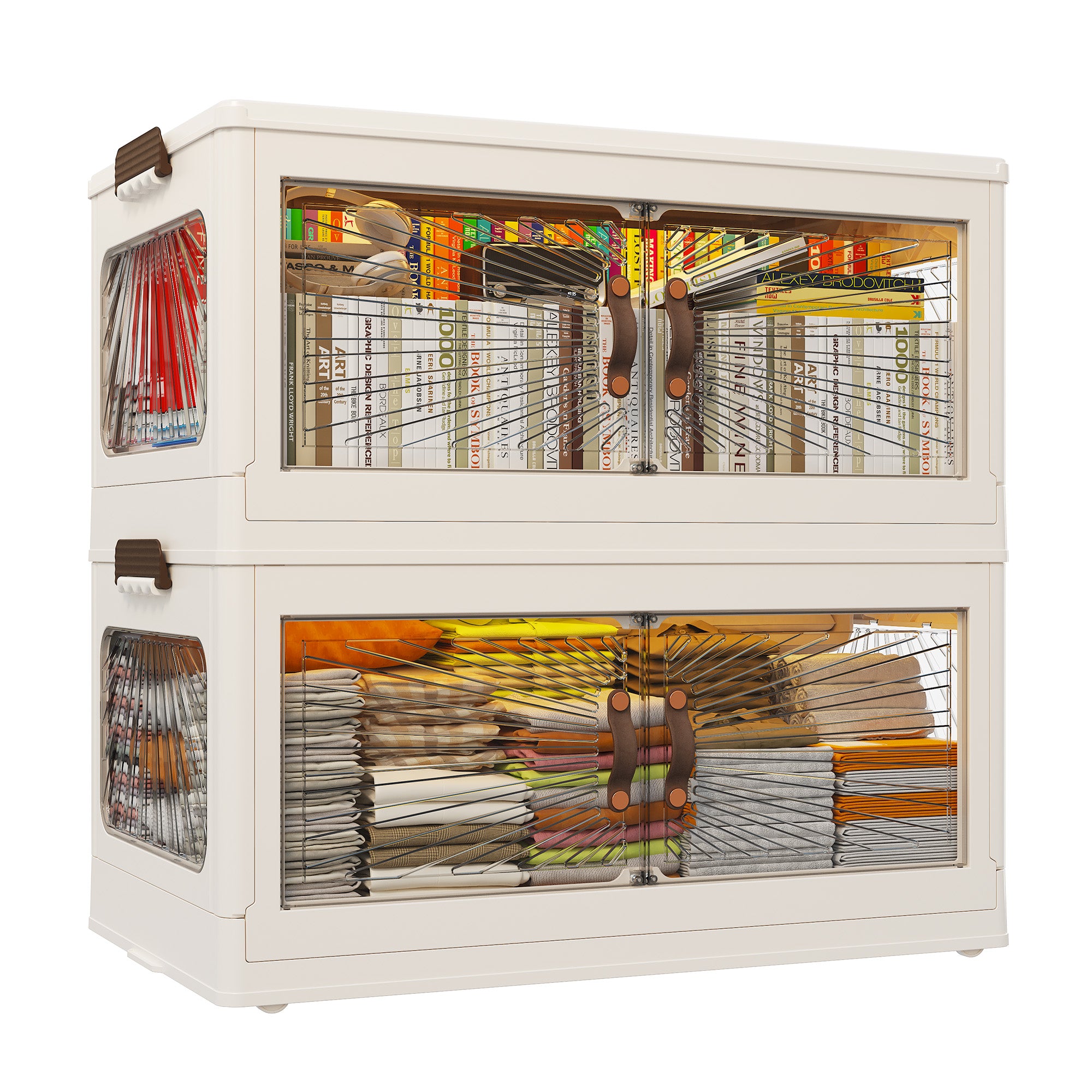 Plastic Storage Bins with Lids，stackable storage bins on Wheels
