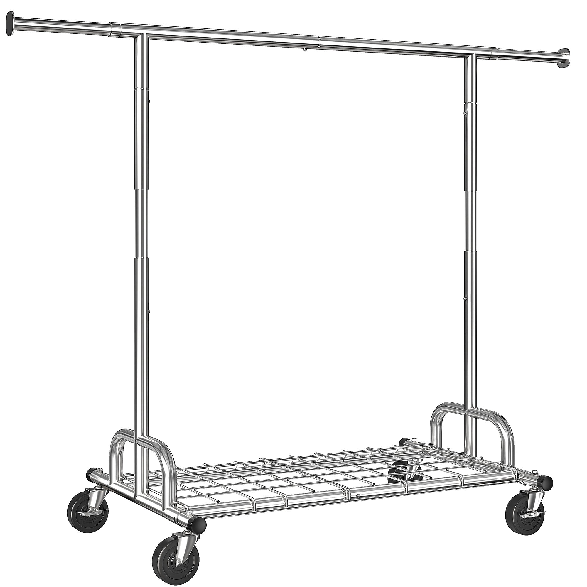 Snhomee Heavy Duty Clothes Rack, Metal Garment Rack with Sturdy Wheels, Rolling Clothing Rack Load 480 LBS, Hanging Clothes, Portable Clothes Rack-Home Storage > Clothes Rack-snhomee