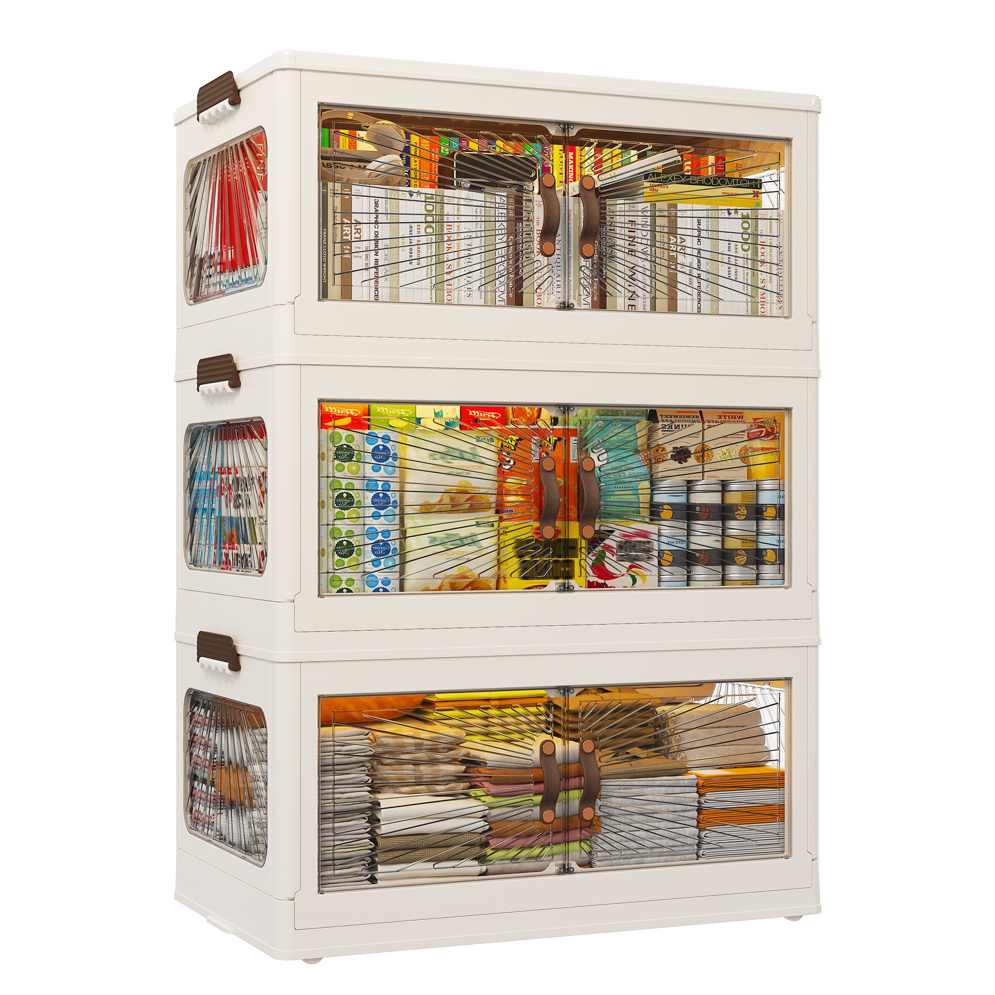 Plastic Storage Bins with Lids，stackable storage bins on Wheels