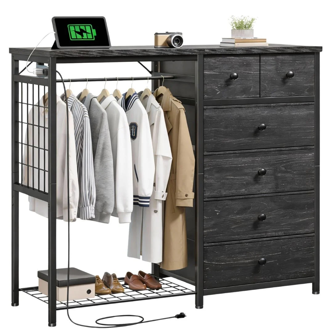narrow dresser for bedroom Okak 5-Drawer Dresser,Vertical Chest Small Spaces,Tall Storage Cabinet with Soft-Close Drawers for Bedroom/Entryway/Living Room, White : Target drawer dresser Manhattan Comfort Granville Tall 23.62