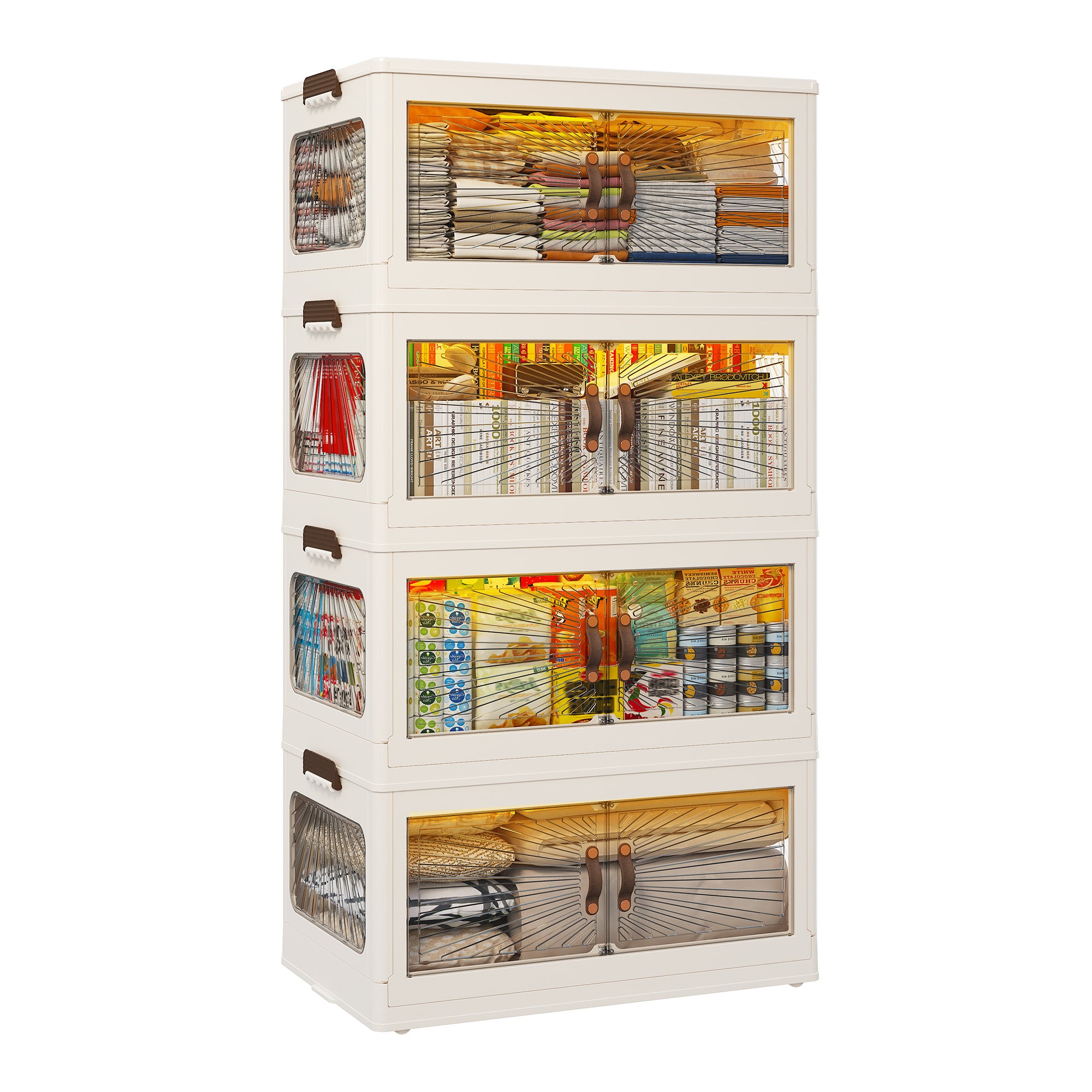 Plastic Storage Bins with Lids，stackable storage bins on Wheels