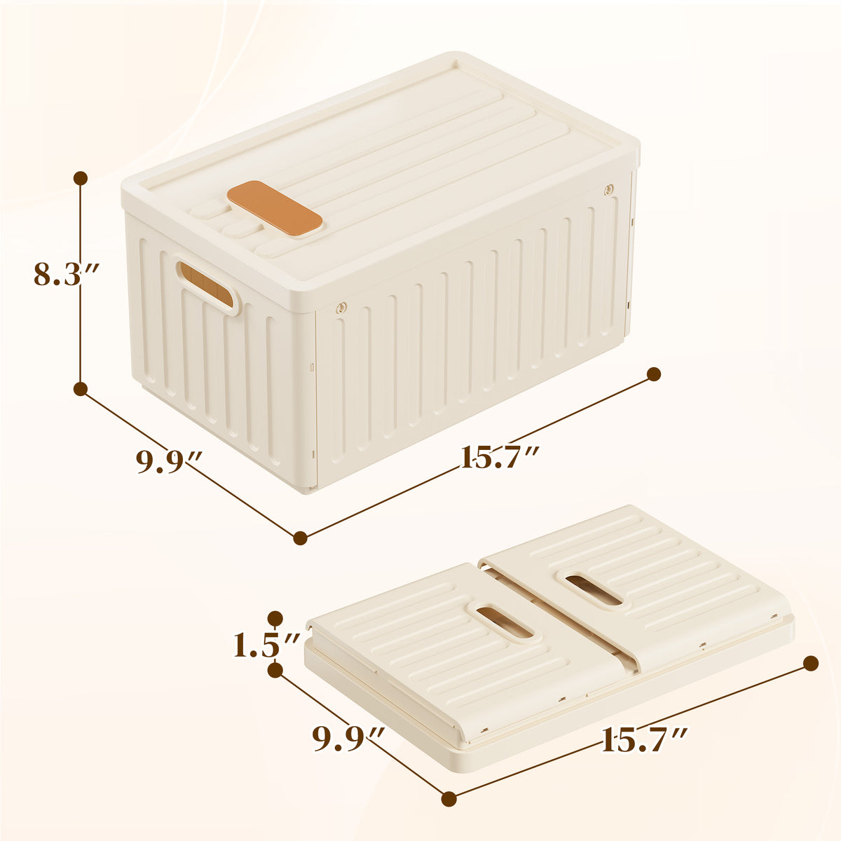 Snhomee Stackable Storage Bins with Lids,Plastic Storage Bins with Lids Closet Organizer