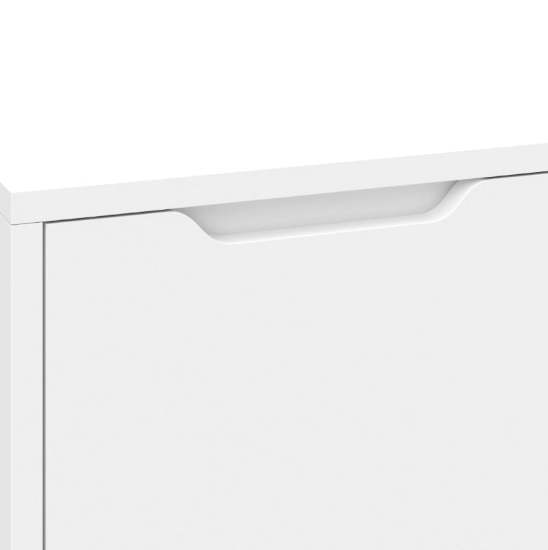 Snhomee 6 Drawers Wood Dresser, 43.3" Tall Dresser with Deep Drawers for Bedroom Living Room Hallway Entryway