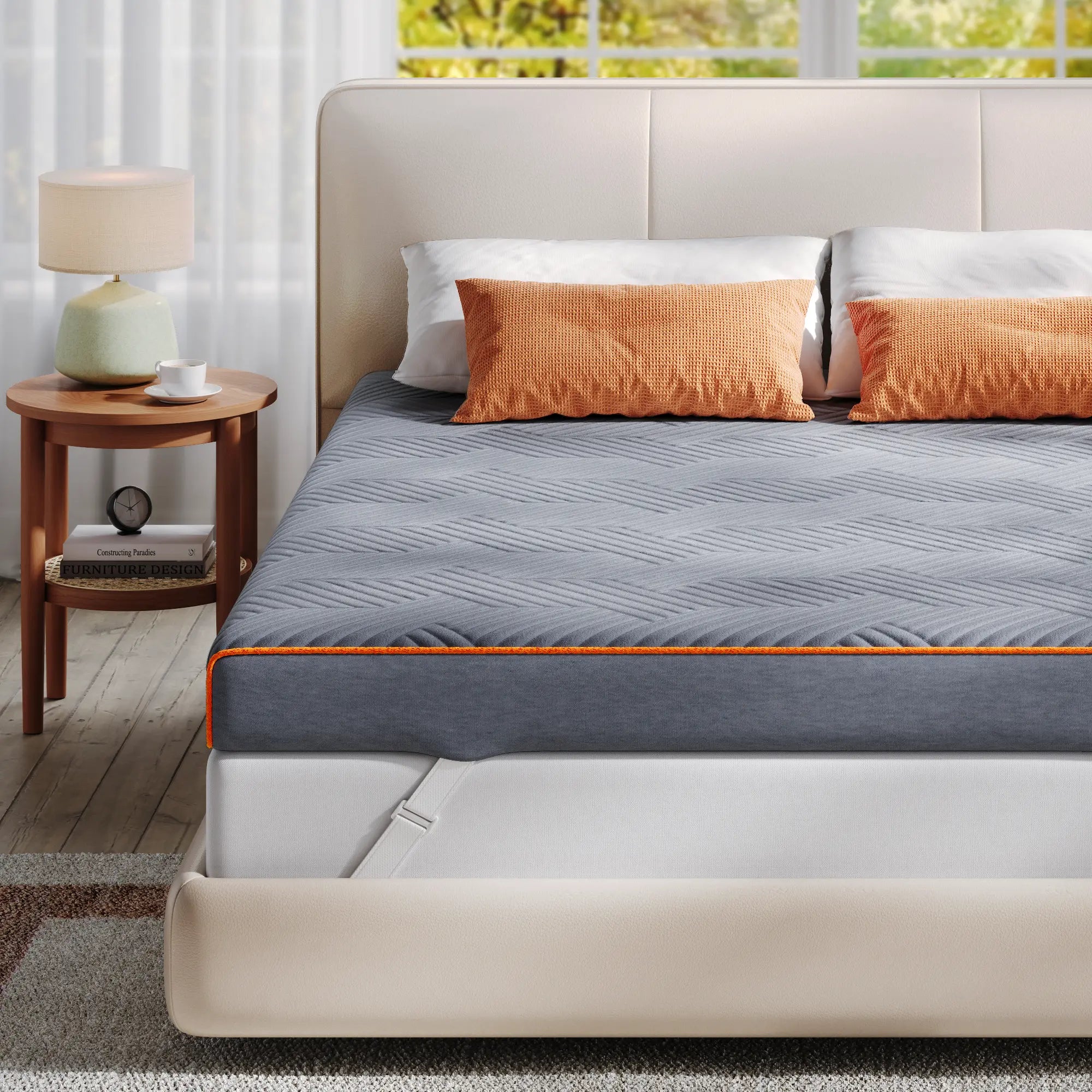 Snhomee 4"/3" Cooling Gel Memory Foam Mattress Topper – Pressure Relief for College Dorm & Home Use, CertiPUR-US & OEKO-TEX Certified