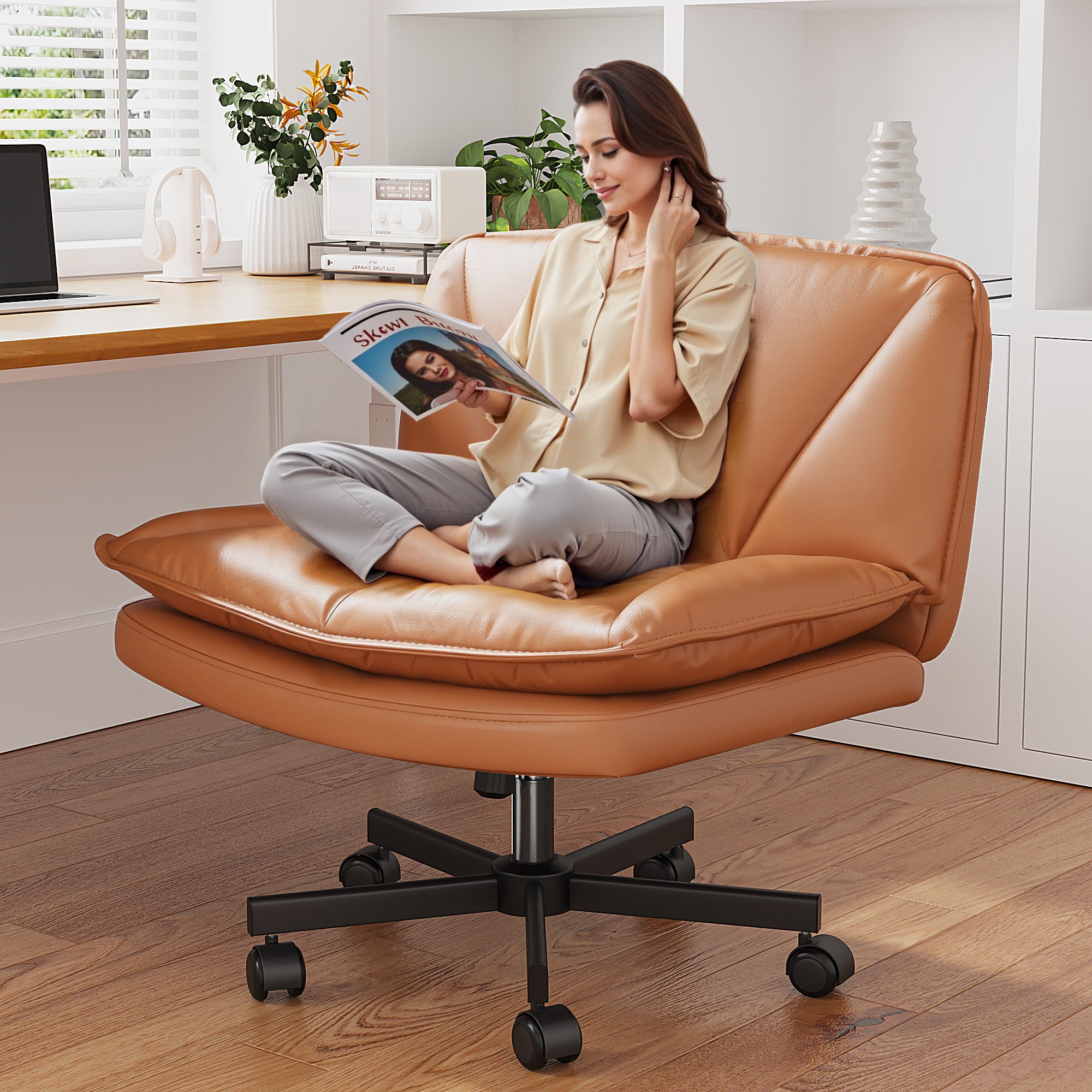 Back to School Ergonomic Cross-Legged Chair – Ideal for Dorm & K12 Study