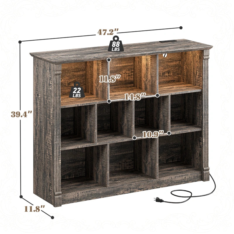 Details of the dimensions and load-bearing capacity display of the white storage cabinet: This black oak storage cabinet is carefully crafted from high-quality environmentally friendly panels. Its overall design is simple and elegant, making it suitable for various home styles.
