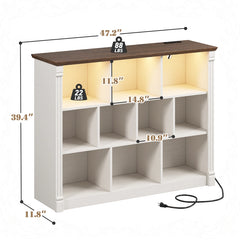 Details of the dimensions and load-bearing capacity display of the white storage cabinet: This white storage cabinet is carefully crafted from high-quality environmentally friendly panels. Its overall design is simple and elegant, making it suitable for various home styles.