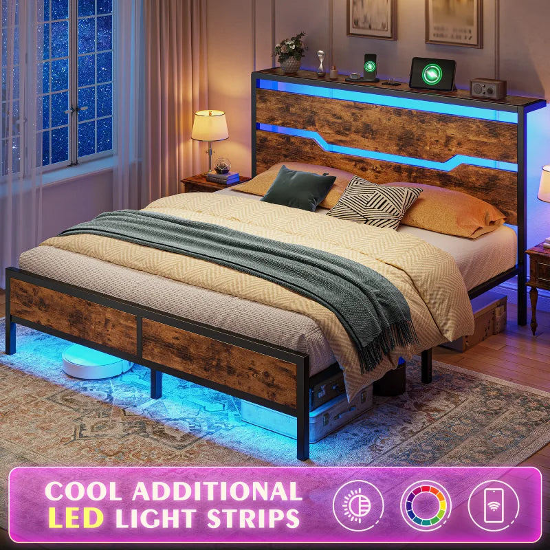 LED strip lighting in multiple colors