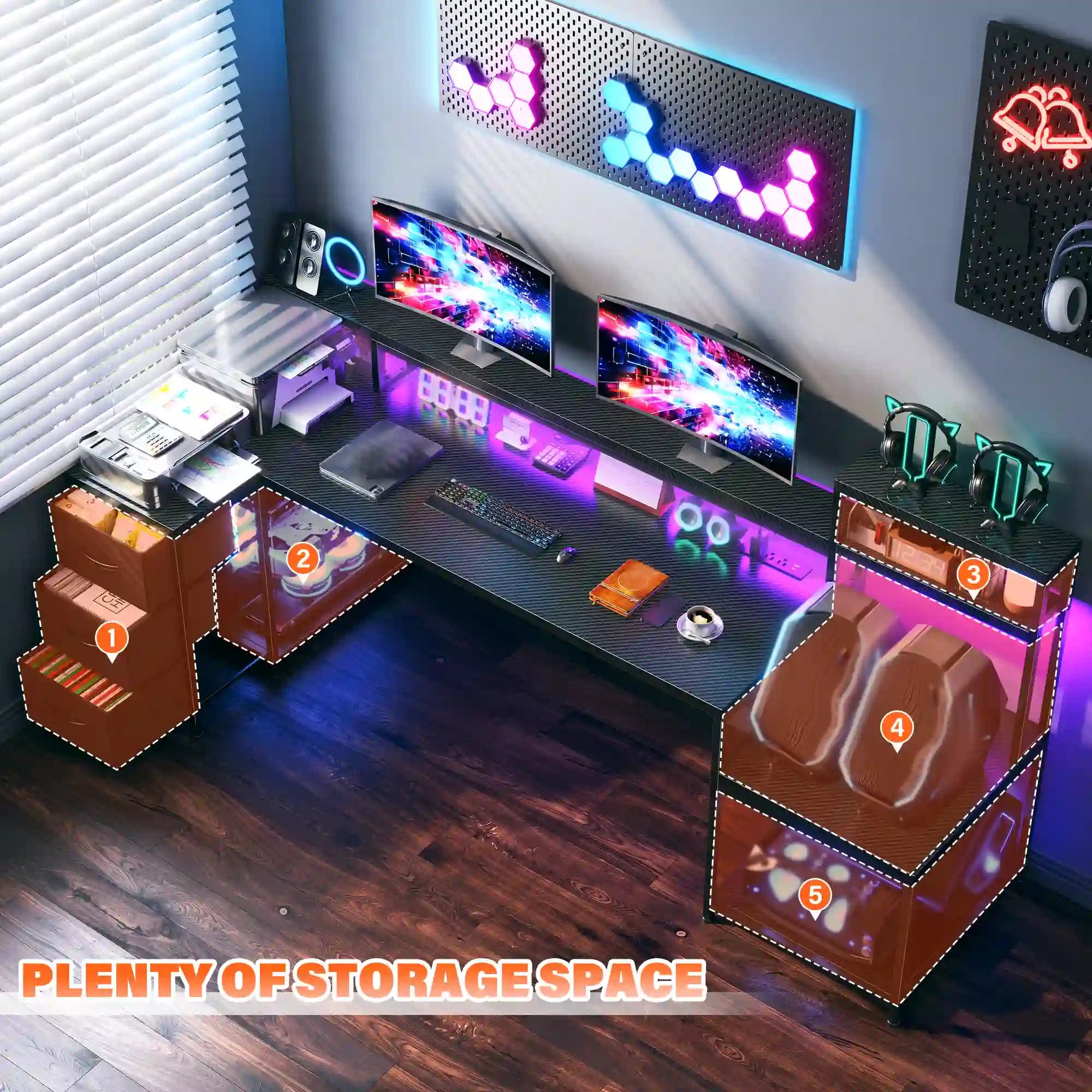 GamingDeskwithPowerOutlet-Black-8