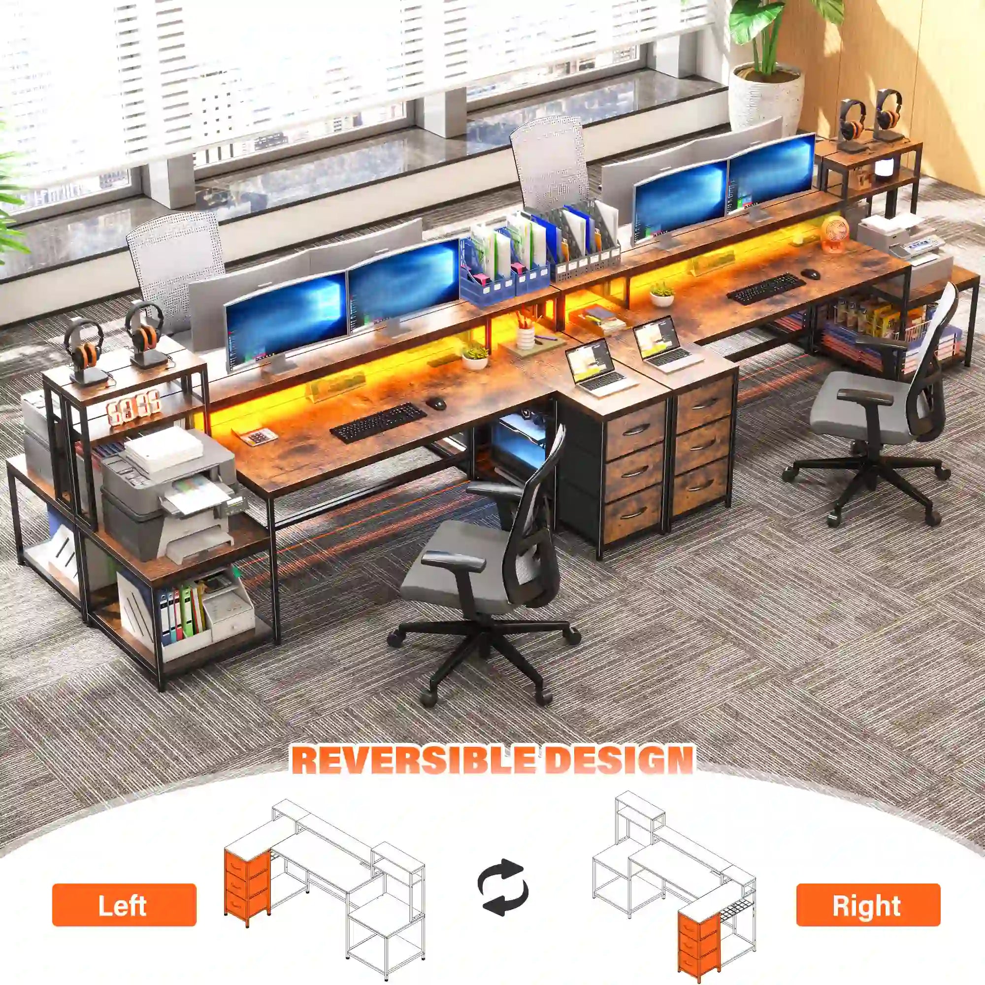 GamingDeskwithPowerOutlet-RusticBrown-8