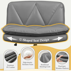 Ergonomic Computer Chair with Cross-Legged Comfort & 5-Leg Stability – Ideal for Home Office, Study & Relaxation