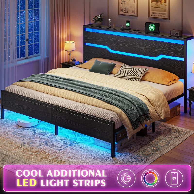 LED strip lighting in multiple colors