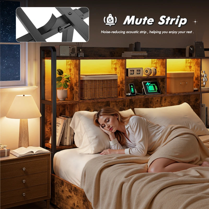 EVA sound-absorbing strips beneath the center rings prevent metal-to-metal contact noise, creating a quiet, undisturbed sleep environment