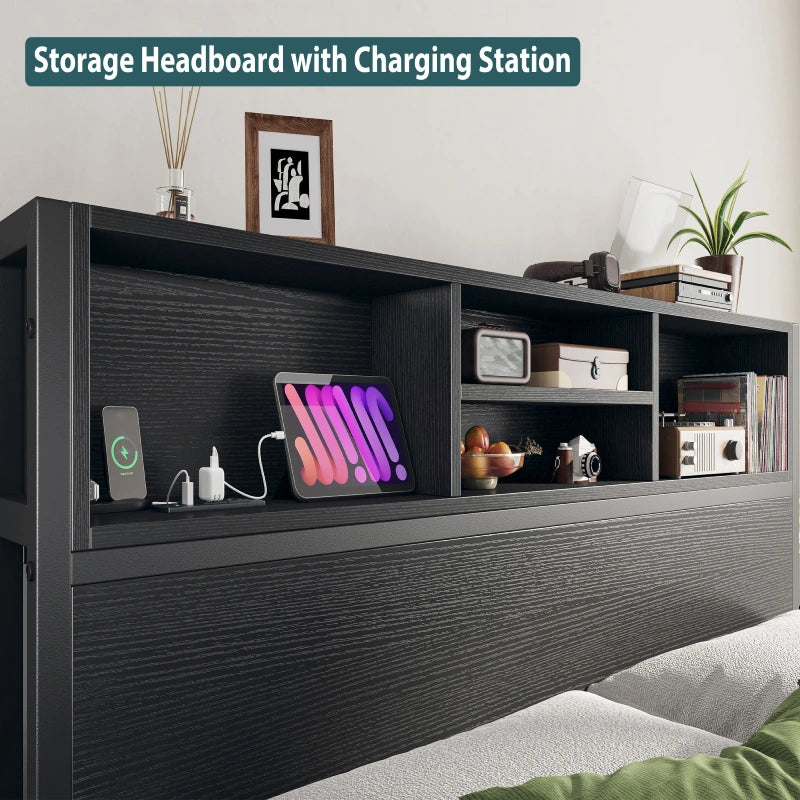 Queen Size Storage_headboard