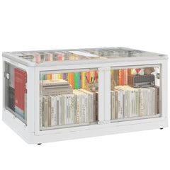 Stackable Storage Bins,Storage Bins With Lids For Bedroom Office Kitchen
