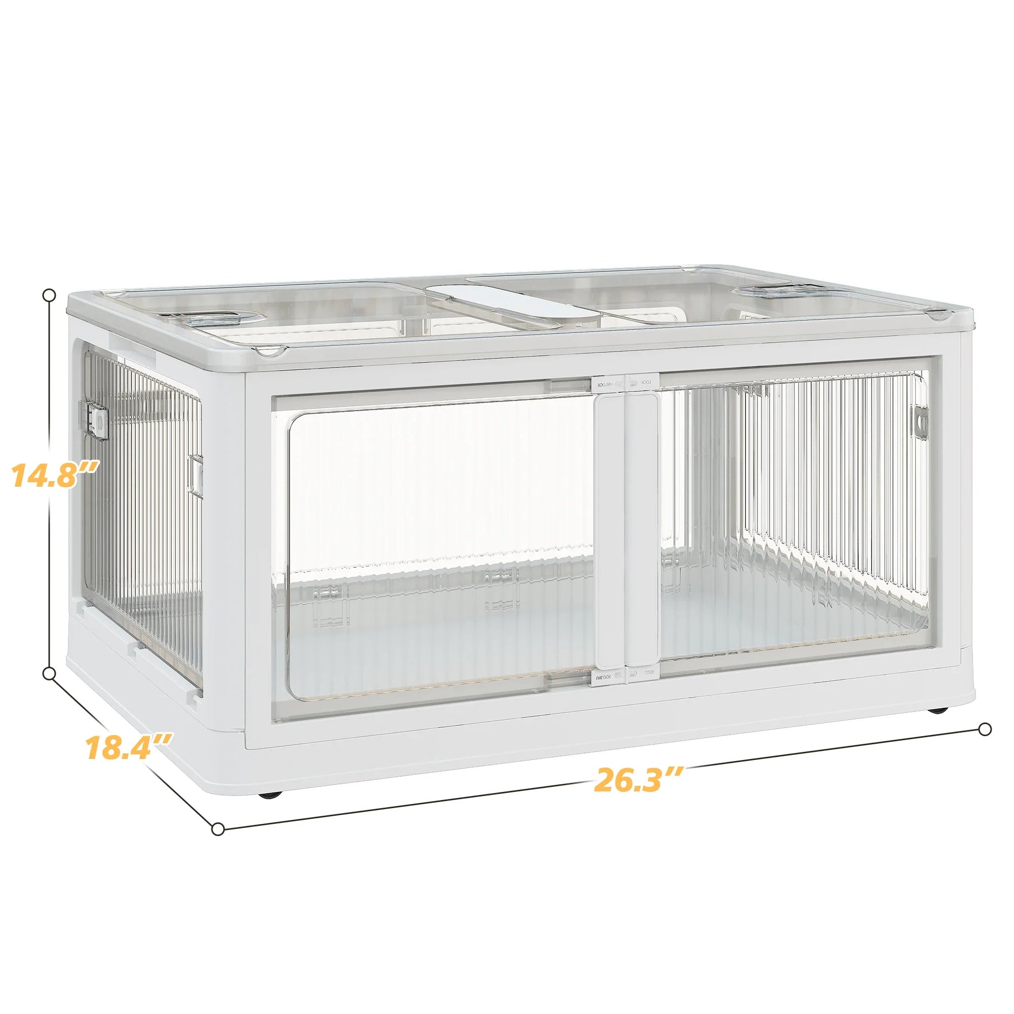 Stackable Storage Bins,Storage Bins With Lids For Bedroom Office Kitchen