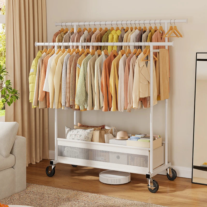 everyday i dress all black for a show 900 racks Snhomee Double Rod Clothing Rack with Storage Bag,Rolling Clothing with Wheels,Metal Garment Rack Closet Organizers and Storage Rachel Allan 40586 Fitted Size:13.5 US Women (10.5 AU/UK) plus size wedding dresses