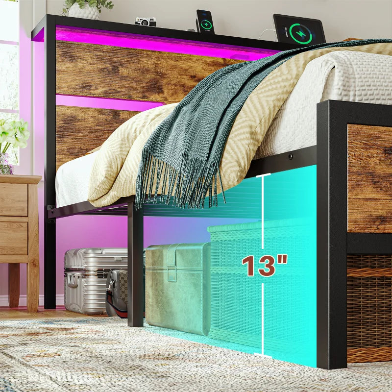 storage space up to 13 feet