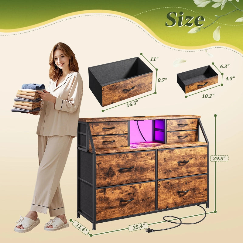 fabric_pouch_size_details_display_with_a_woman_standing_beside_for_height_comparison