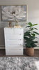 Snhomee 6-Drawer Wood Dresser for Bedroom, Modern Wooden Chest of Drawers for Closet, Living Room, Entryway