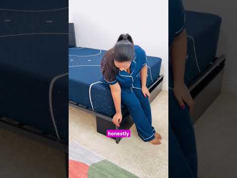 Snhomee Bed Frame with 8 Storage Drawers and Charging Station, Metal Platform Bed Frame with LED Lights and Headboard Storage, No Noise, Easy Assembly