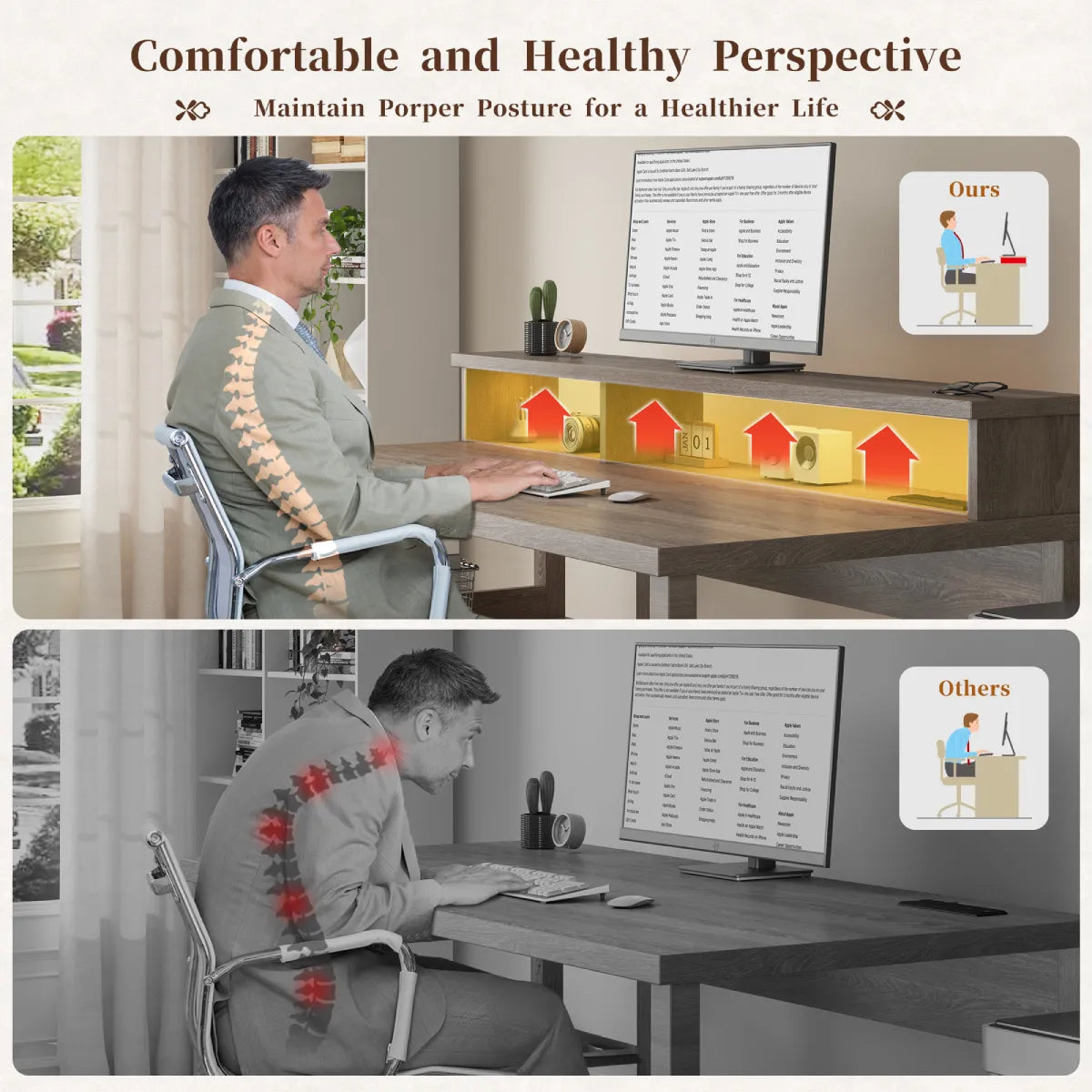 SNhomee-computer-desk-with-drawer-power-led-farmhouse