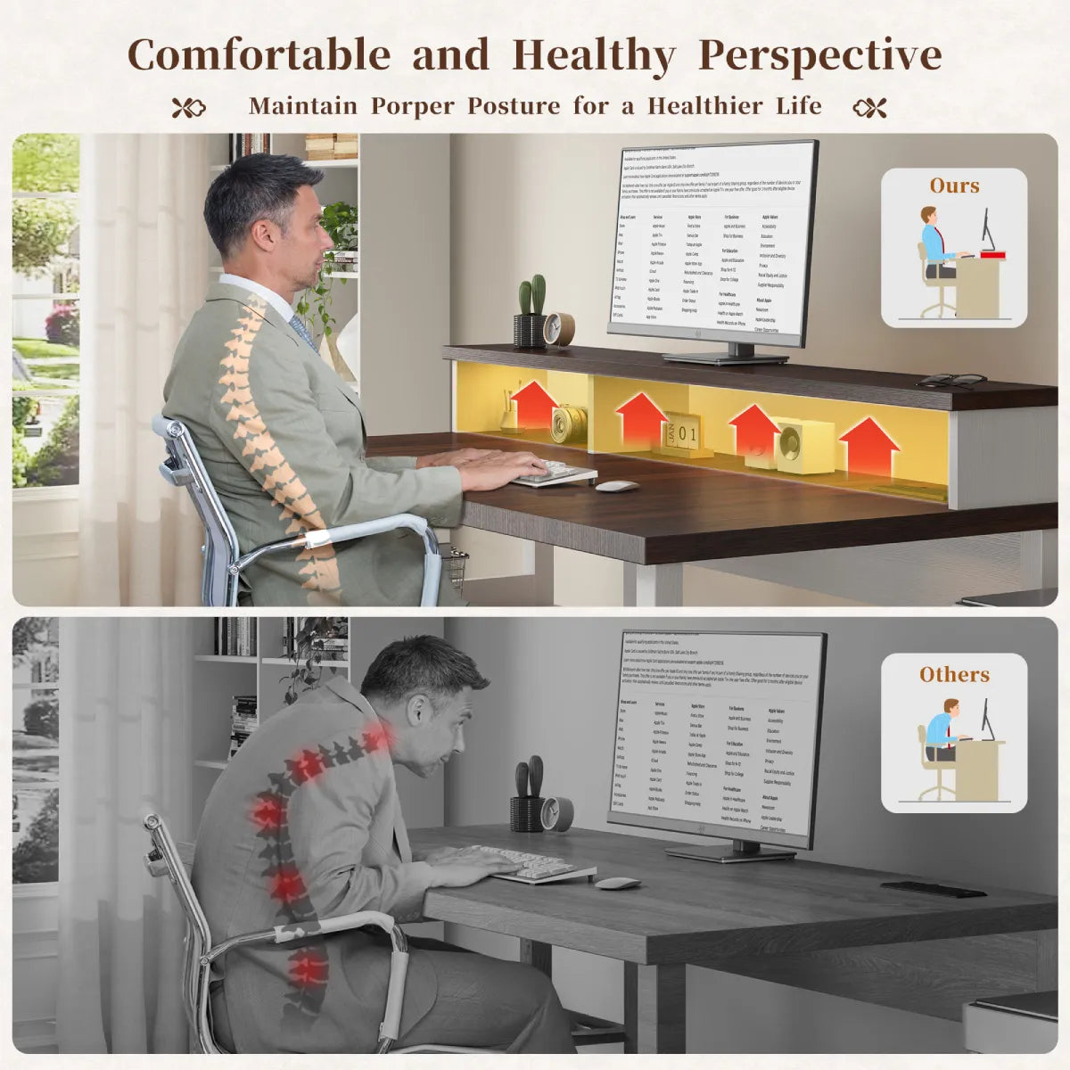 SNhomee-computer-desk-with-drawer-power-led-farmhouse